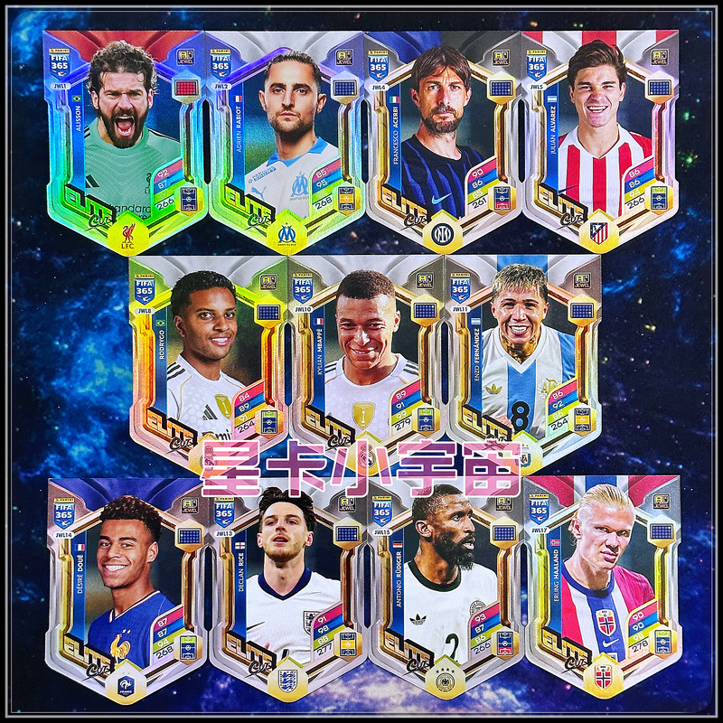 2026 Panini Fifa 365 Star Card Jewel Mbappe Haaland Duvet Pedri Lys Yarmar