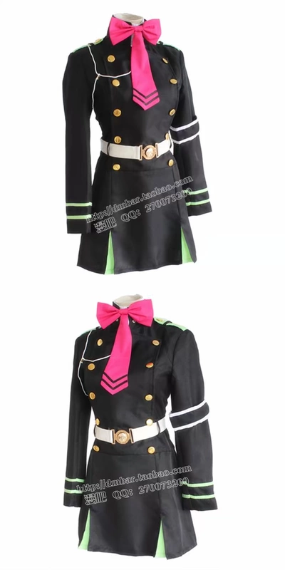 Seraph of the end Hiiragi Shinoya cos phù hợp với nữ đồng phục mặt trăng ma nhóm phù hợp với cosplay trang phục toàn bộ quảng cáo tại chỗ - Cosplay