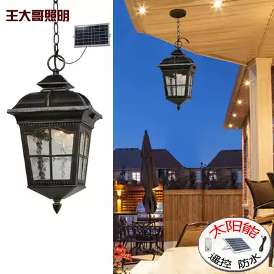 Solar charging outdoor waterproof outdoor European garden home balcony corridor led3005 lamp chandelier
