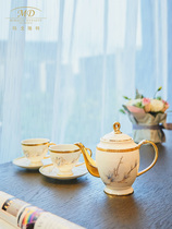 Margolont Bo Feast Enamel 2-person bone china tea set household coffee set gift box packaging