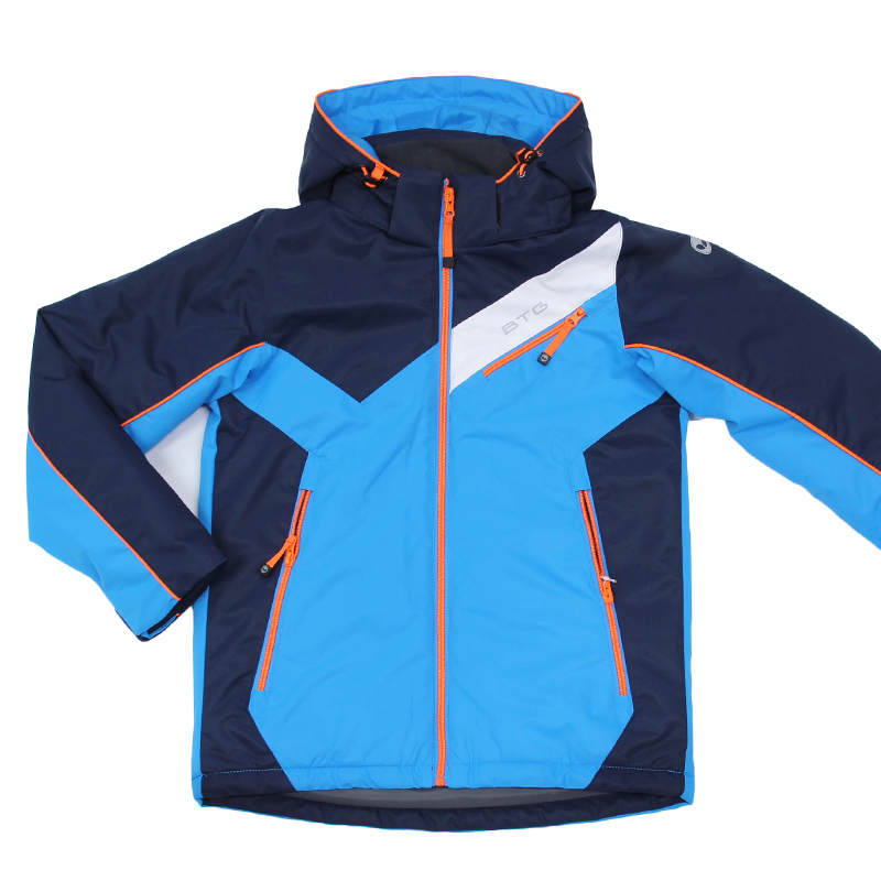 Italy BTG children's ski wear BJ37B02 winter waterproof breathable boys and girls cold cotton jacket ski suit