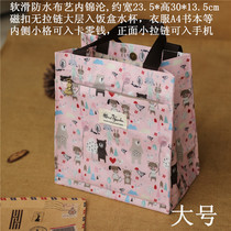 Japanese handmade small lunch box bag Bento bag portable lunch box bag Student with rice lunch bag female waterproof