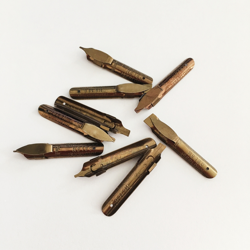 Imported Italian Gothic English calligraphy Brause Bandzug flat tip flat tip