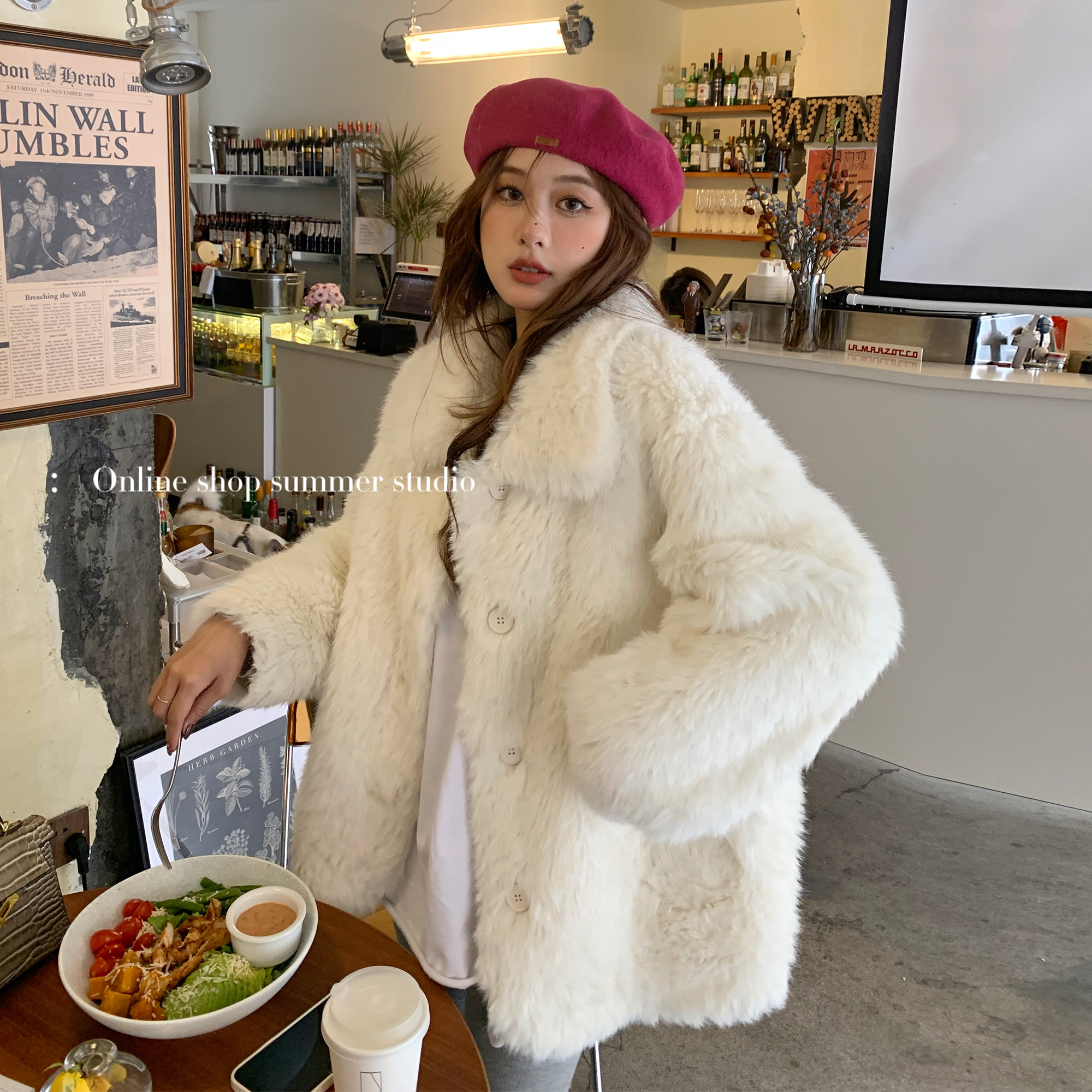 Summer House 2022 new copy of Tuscan fur fur fur small fragrance coat female thickened winter