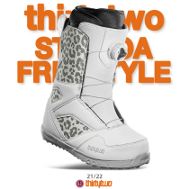 Positive Fire Snow] 2122 models 32 thirtytwo Veneer Womens Ultra Light All-round Ski Shoes STWBOA White