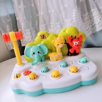 Fun childrens whack-a-mole game machine multi-functional music and lighting early education learning knock-knock toy for boys and girls
