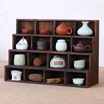 Tea set rack Tea cup storage rack Multi-layer table Tea cup rack Light luxury Hyundai Bogu rack Small tabletop
