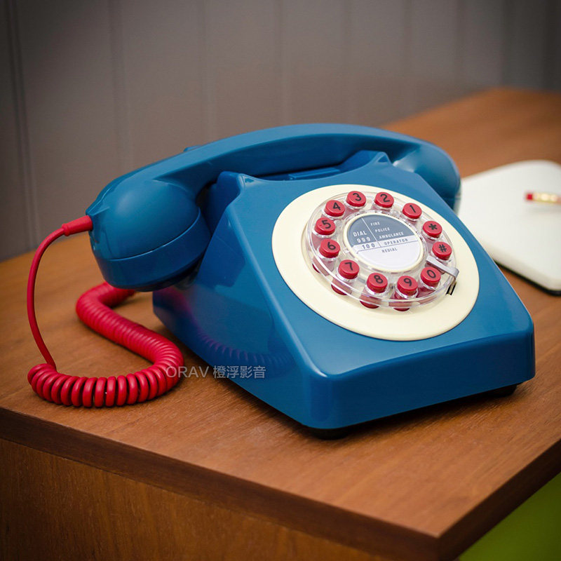 American WildWolf 746 British style retro phone rejoice with the same household fixed with rope holder