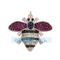 Бордовый M750446-Белое золото