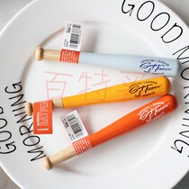 Japan Hightide Baseball Pole Styling Wooden Pole Penco Ball Pen 0 8mm Dark Core Creative Stationery
