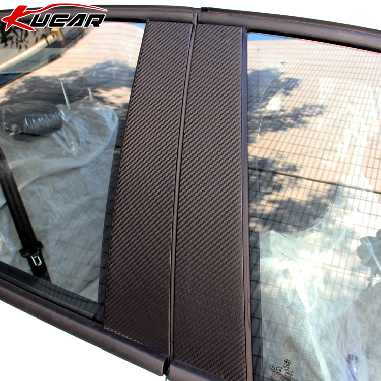 Kucar Volkswagen's old speed Tencyclonic with a special B post stick with a pillar sticker black bright film-Taobao