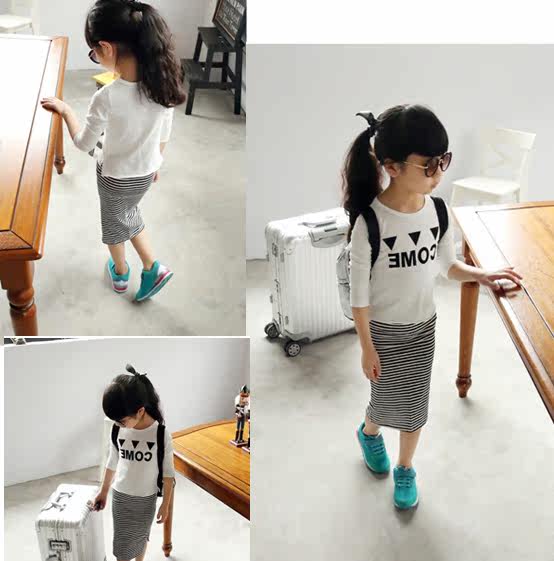 Jupe fillette en mélange - Ref 2052360 Image 28