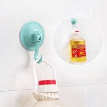 Kitchen strong vacuum suction cup hook Wall-mounted glass wall-mounted punch-free load-bearing hook Bathroom hook