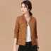 Han Chao tấn công cổ áo cổ áo cotton nữ 2019 mùa đông mới cotton mỏng phù hợp với áo khoác đồng phục bóng chày Hàn Quốc áo ngắn thủy triều - Bông áo phao burberry nữ chính hãng Bông
