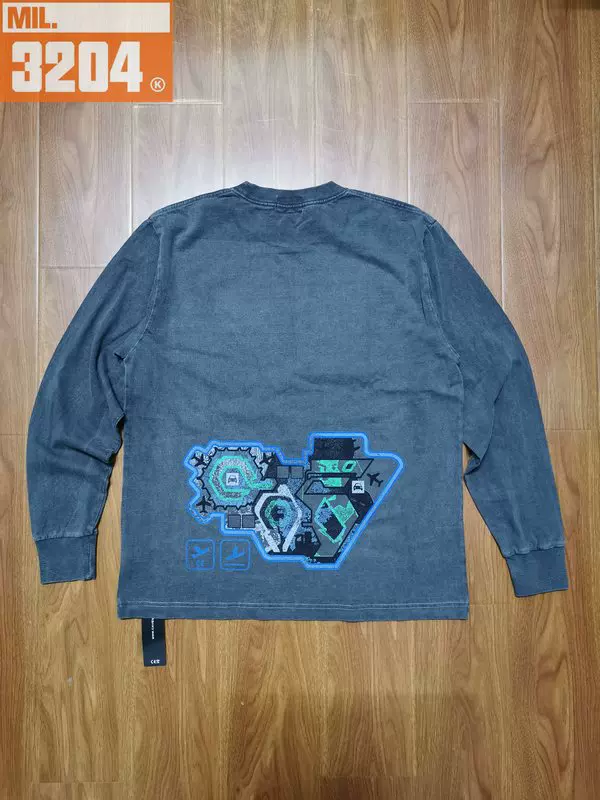 Spot OverDye Flight Long Sleeve T C.E 20SS heavy water washing Tee