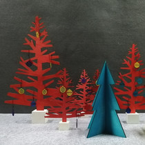 Christmas tree Christmas decoration New Year Tree Mall window Christmas decoration North European Christmas tree red Christmas tree