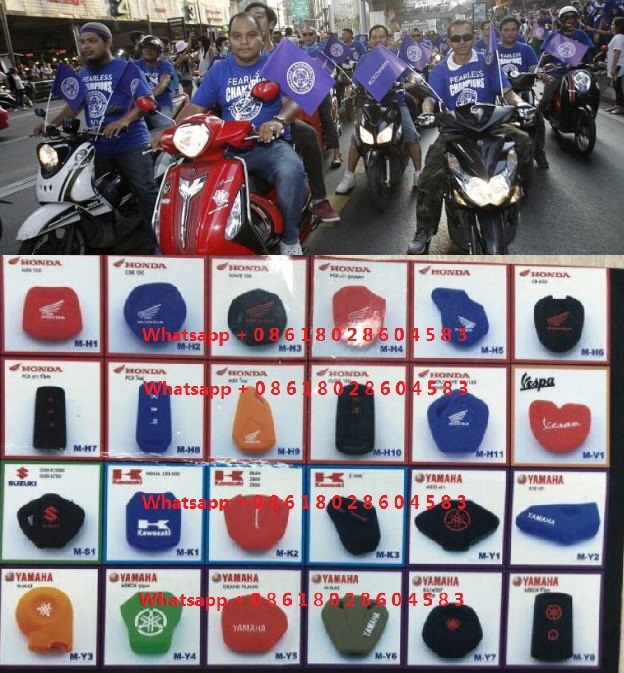 Suitable for Honda motorcycle silicone key set Thailand Honda PCX150 125 car key bag new