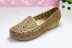 Mùa hè 2017 chim yến hoa dép nhựa dép nữ y tá màu trắng nêm có lỗ giày phụ nữ mang thai giày mẹ sandal đế xuồng Sandal