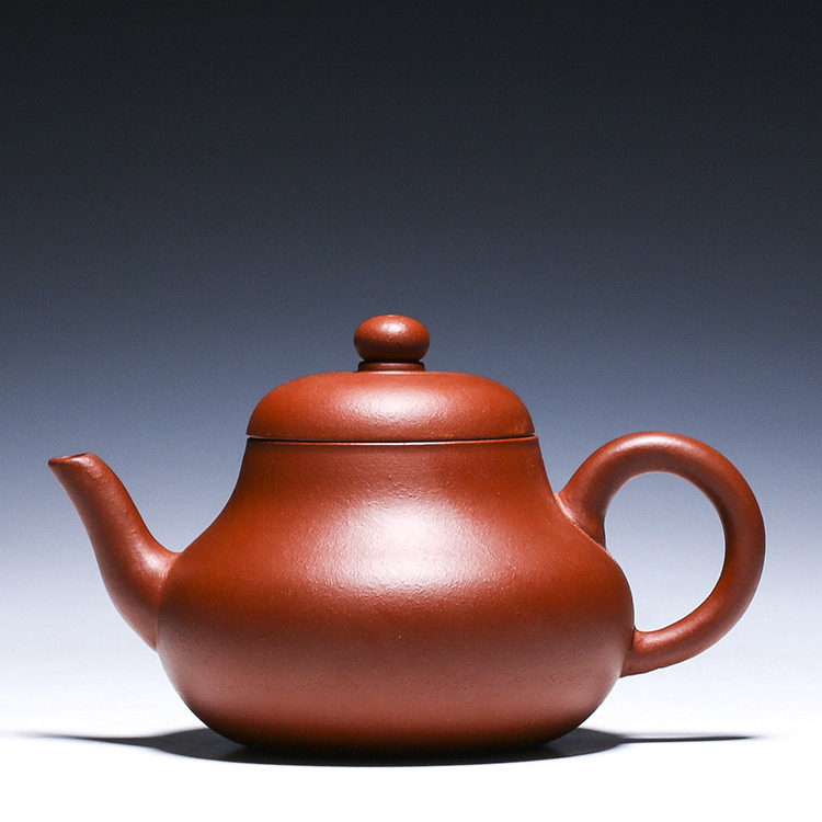 Stone Swordsman teapot Zisha Yixing famous pure handmade raw ore clear cement Siting tea set Zisha pot