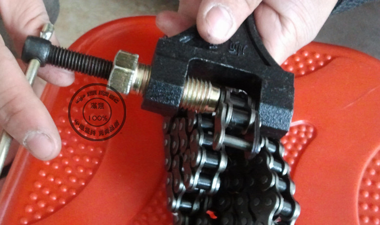 Dụng cụ sửa chữa xe máy, dụng cụ tháo xích, máy cắt xích, máy cắt xích, 420-530, thimble bộ dụng cụ sửa xe máy cơ bản