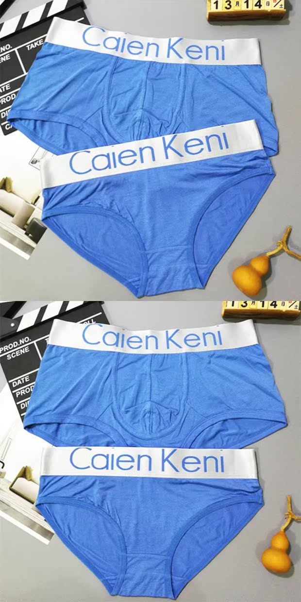 Cặp vợ chồng đồ lót rộng bên nam boxer nữ tam giác thoáng khí eo thấp rắn màu gợi cảm phù hợp với cá tính đồ lót