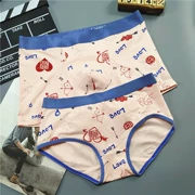 2 tải cupid vài đồ lót cotton nam boxer nữ tam giác gợi cảm cám dỗ đồ lót nam