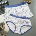 2 tải cupid vài đồ lót cotton nam boxer nữ tam giác gợi cảm cám dỗ đồ lót nam Cặp đôi