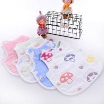 MMKIDS cotton gauze newborn baby vest bib saliva towel baby eating pocket four season counter
