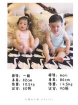MMKIDS baby Summer clothes 0-1 year old cotton mesh short sleeve jumpsuit summer thin baby clothes climbing clothes