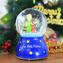 JE ROU Christmas Prince Music Box Gifts Thanksgiving Music Box Childrens Gifts Christmas Crystal Ball Girlfriend