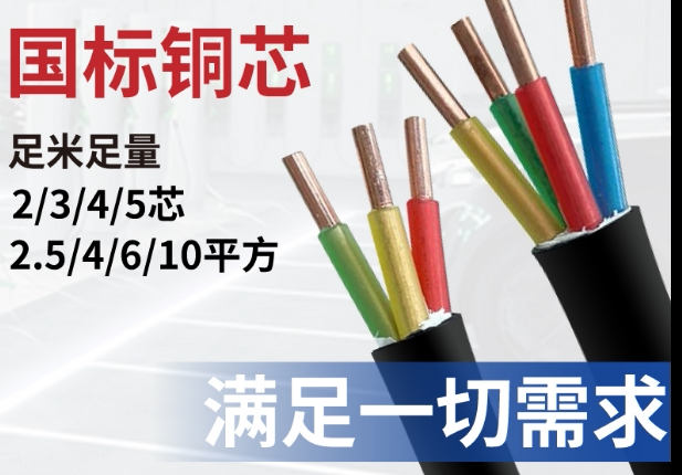 Jiangnan Cable Line Wdzb1-Yjy3*2.5/4/6/10 Square Meters Jiangnan Electrical Wires and Cables