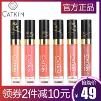 Catkin / Cat Ting lụa vẽ vẻ đẹp son bóng màu cam nude dưỡng ẩm cho môi nhuộm màu môi lỏng Chính hãng - Son bóng / Liquid Rouge 	son bóng lâu trôi