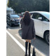 MULVAN black long-sleeved suit jacket female 2023 new Korean style design sense back split casual small suit