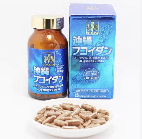 Японские покупки Kim Soo -Essessence Essential Essentials Obnawa Metal Metal Crown водоросли Полисахариды Fucoidan 180 капсулы