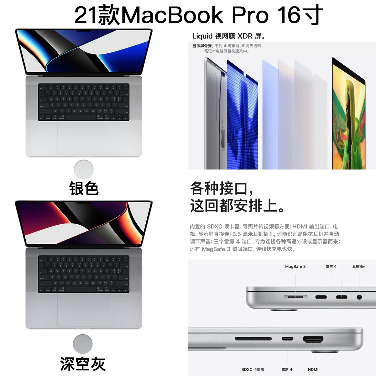 Ноутбук Apple MacBook Pro 16-дюймов, новый 2026 года, независимая графика M1/M2/Max/3Pro