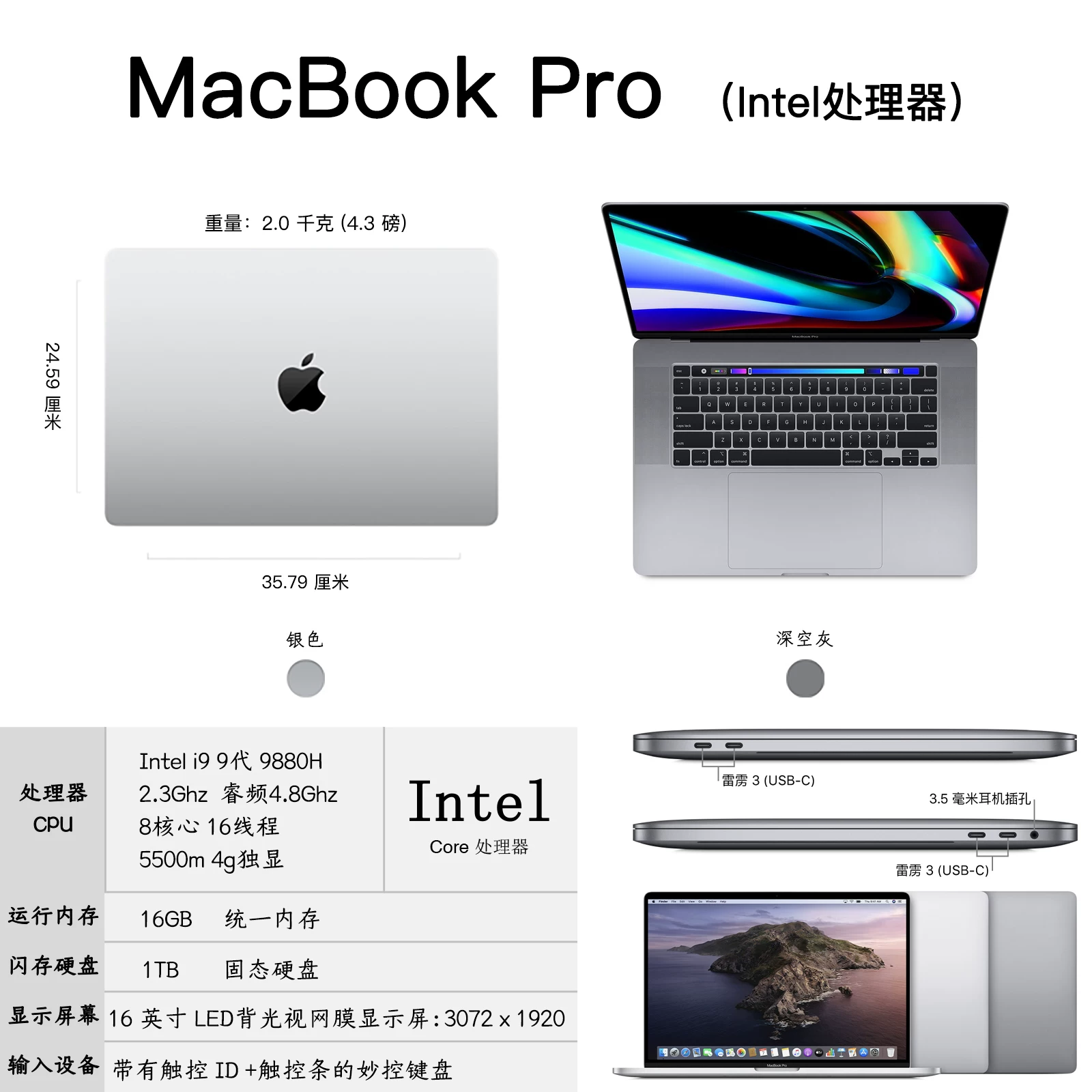 Ноутбук Apple MacBook Pro 16-дюймов, новый 2026 года, независимая графика M1/M2/Max/3Pro