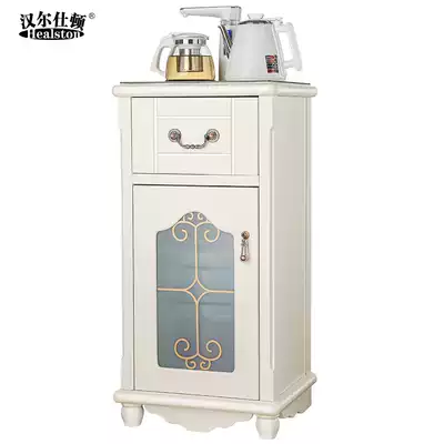 Hanston Mediterranean idyllic smart tea bar Machine household water dispenser solid wood drinking water Tea cabinet
