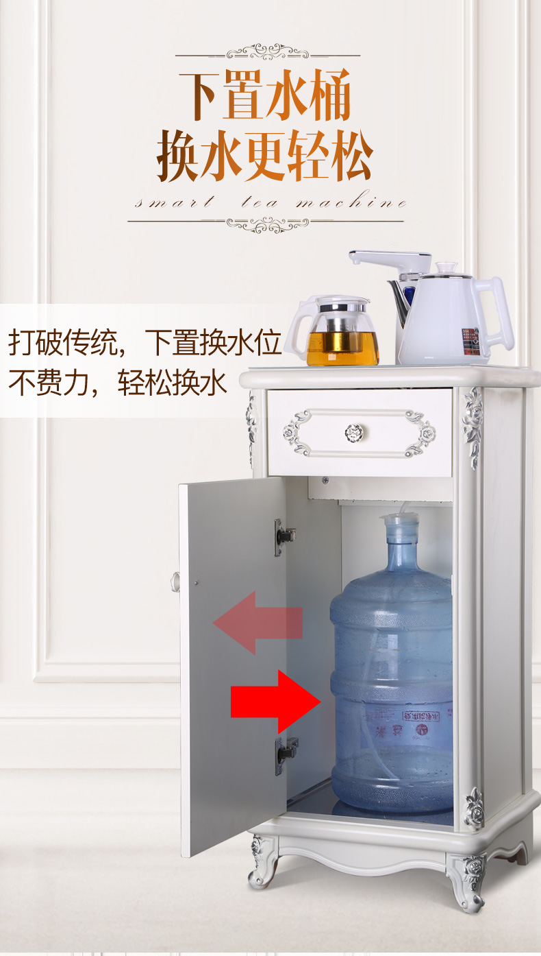 thiết bị lọc nước tại vòi panasonic Máy pha trà gia đình Châu Âu nóng lạnh sử dụng kép tất cả gỗ tự động vòi nước xoay vòi tủ nước máy lọc nước tạo kiềm