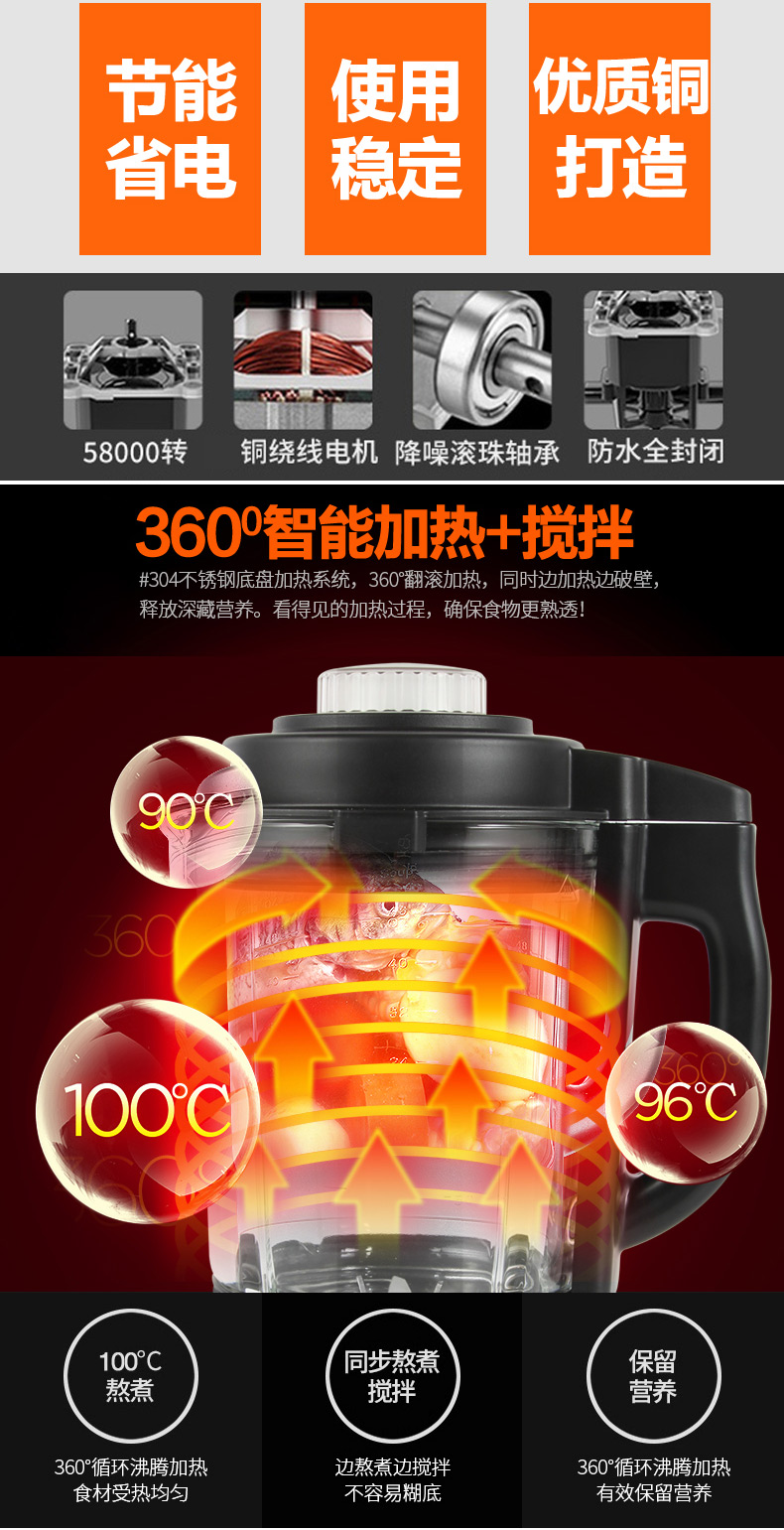 蒙 Máy xay sữa đậu nành LM-318H máy lọc sữa đậu nành miễn phí lọc tự động đa chức năng xay khô nước trái cây bổ sung máy xay sữa hạt ranbem