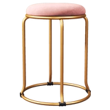 Скандинавский безбарьерный роскошный маленький круглый табурет, семейный обеденный стол и стулья, современный простой модный складной круглый табурет, табурет для макияжа и красоты