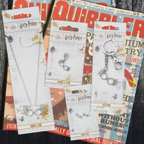 Joint Harry Potter perimeter Luna glasses Anti-demonic mirror Badge Pendant Ear Nail Necklace Key Clasp Ornament