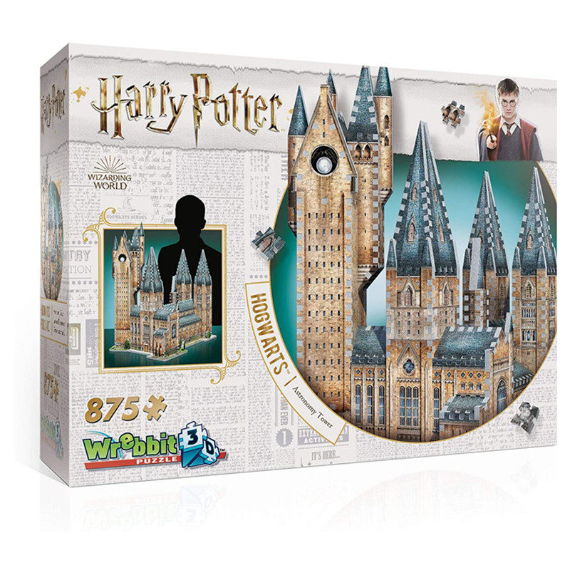 Official Genuine Hogwarts Astronomical Tower 3D Solid Jigsaw 875 pieces around the US Harry Potter