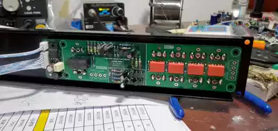 Front input selection circuit board empty board with output delay and 4-bit selection