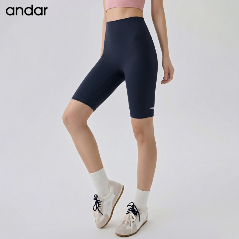 Andar Sports Fitness Shorts for Women, High-Waisted, Hip-Lifting, Tummy-Tightening, Yoga, Pilates, Cycling, Jogging, Tight-Fitting Five-Point Pants Andar Sports Fitness Shorts for Women, High-Waisted, Hip-Lifting, Tummy-Tightening, Yoga, Pilates, Cycling, Jogging, Tight-Fitting Five-Point Pants
