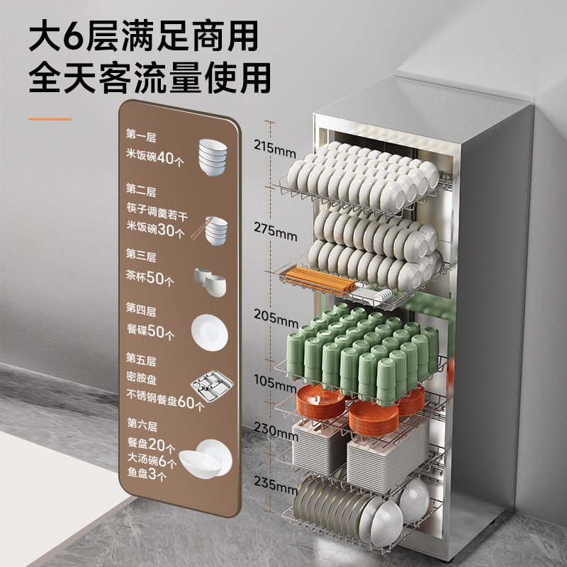 Kangbao 480-S3 Disinfection Cabinet Is a Commercial and Household Disinfection Cupboard That Is Multifunctional for Storing Dishes, Drying, and Integrated Storage