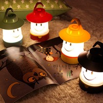 Smiley face light Energy-saving night light Portable led bedroom special baby tent can be suspended light
