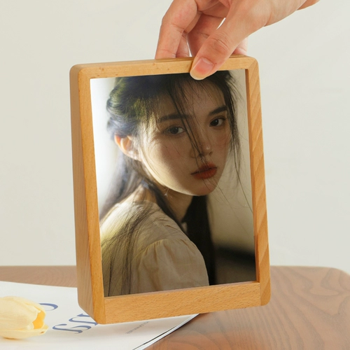 Фоторамка из натурального дерева, фотография, акриловый стенд, фотоальбом, делается под заказ, 6 дюймовая, 7 дюймов, изысканный стиль, «сделай сам»