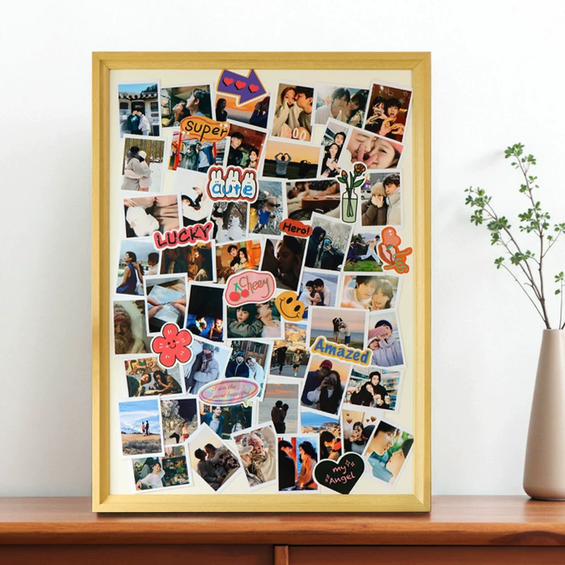 Подарочная рамка для фотографий Polaroid ко Дню Святого Валентина, DIY, изготовление на заказ, для любимого человека, подарок на день рождения
