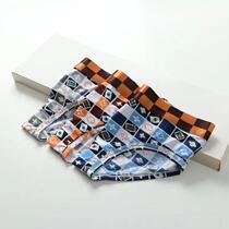 3 Summer Thin sections Triangle Briefs Women Les Handsome T No Mark Ice Silk Speed Dry Shorts Personality Print Sport Breathable