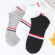 les short socks handsome t cotton socks autumn and winter New breathable neutral men and women couples fashion tide socks 3 pairs